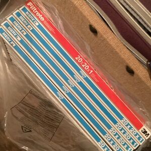 6pk  20x20x1 Air Filters